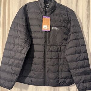 Brand New! Eddie Bauer Men's Black Down Puffer Jacket